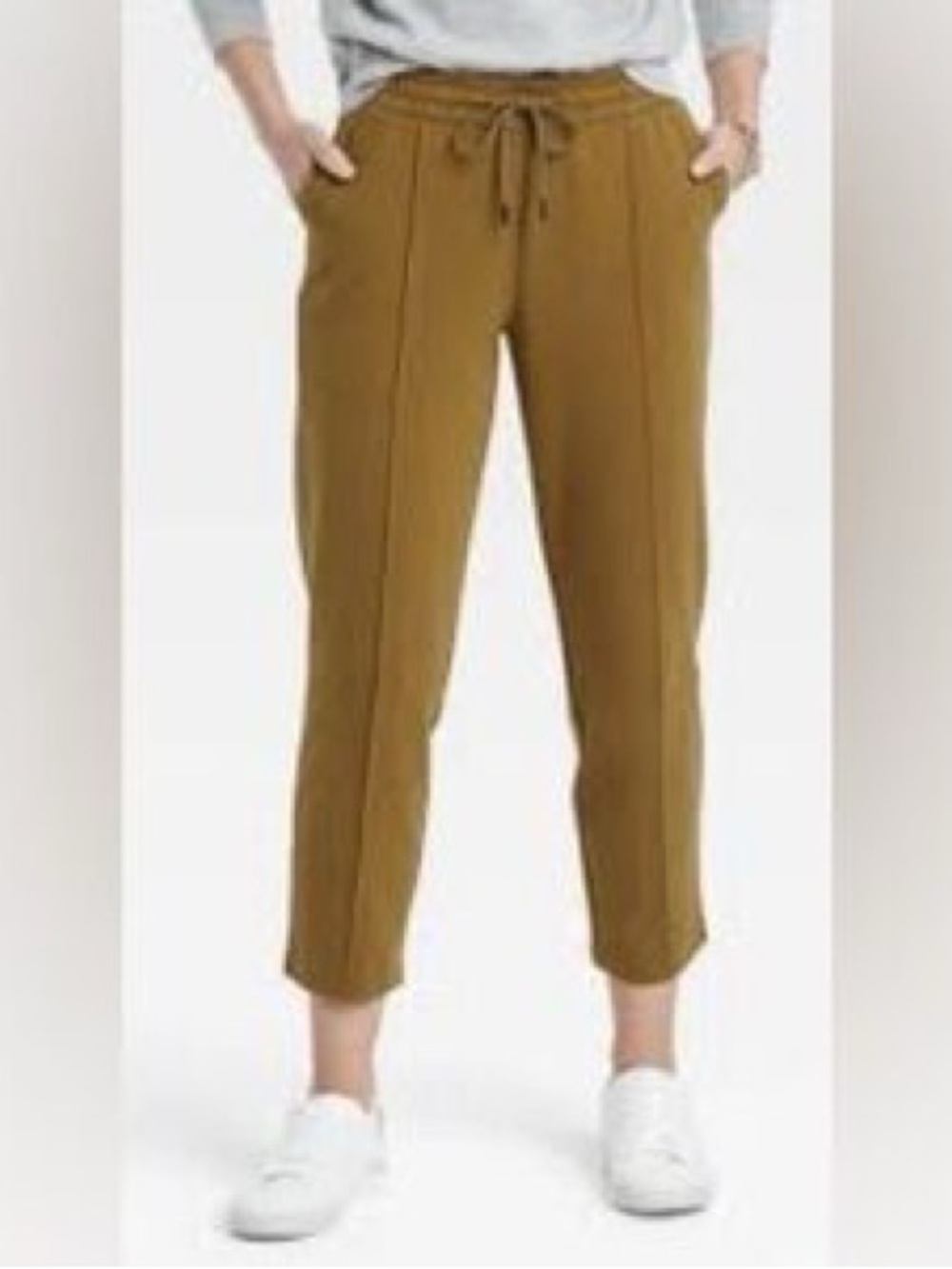 A‎ new Day Seam Crop Sweat Pants Mustard Yellow XL